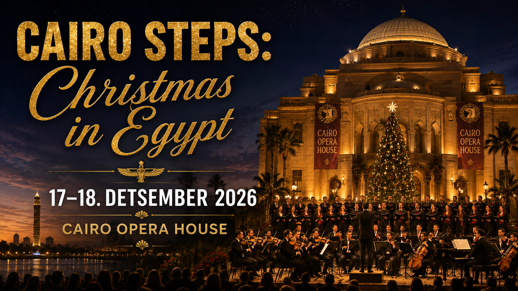 Cairo Steps jõulukontsert Kairo ooperimajas